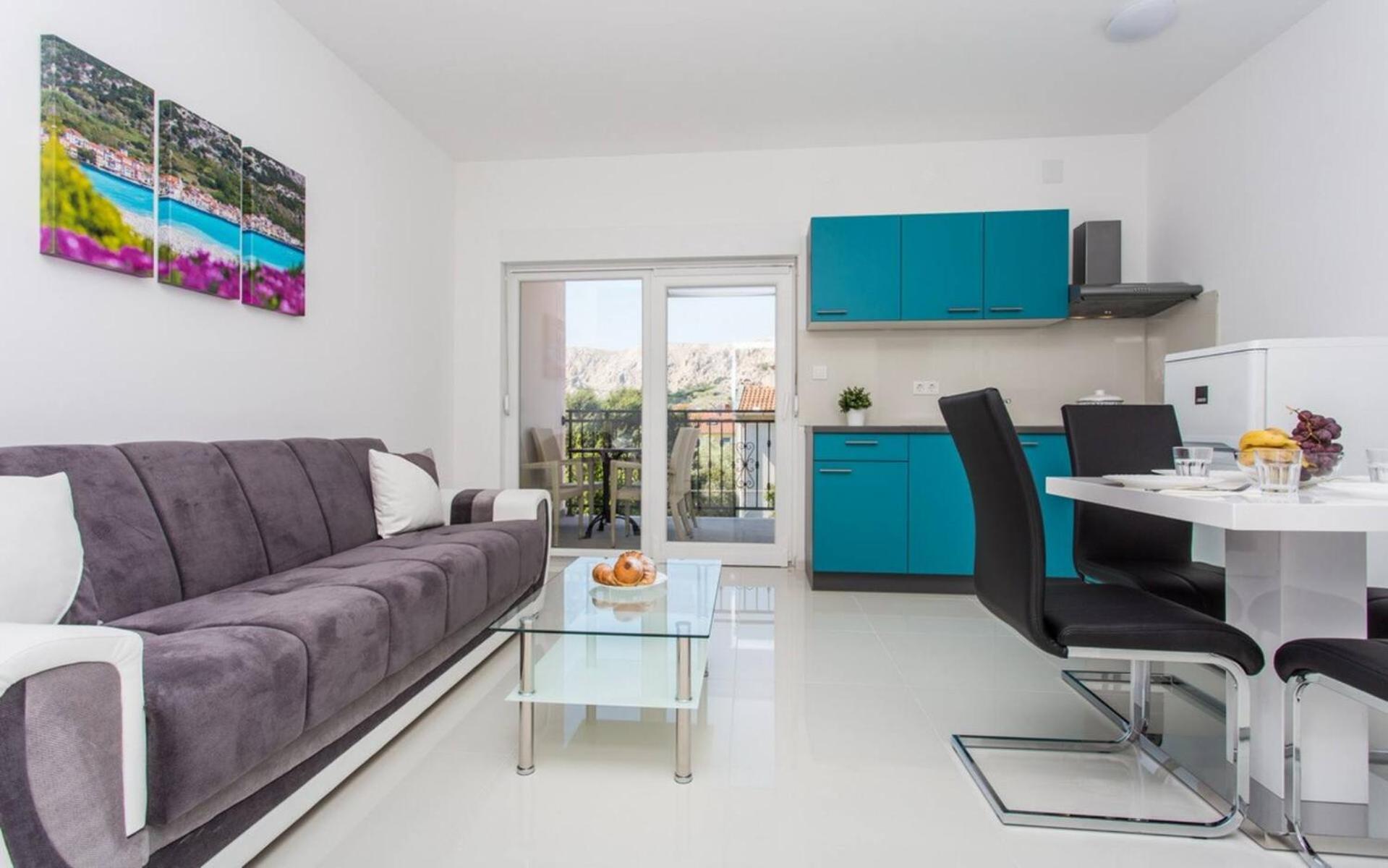Apartments Bernardeta 1 Baska  Ngoại thất bức ảnh